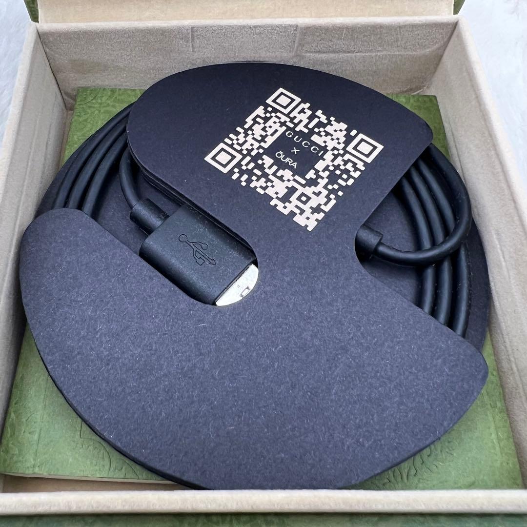 未使用保管品✨GUCCI×Oura スマートリング 黒金　18号