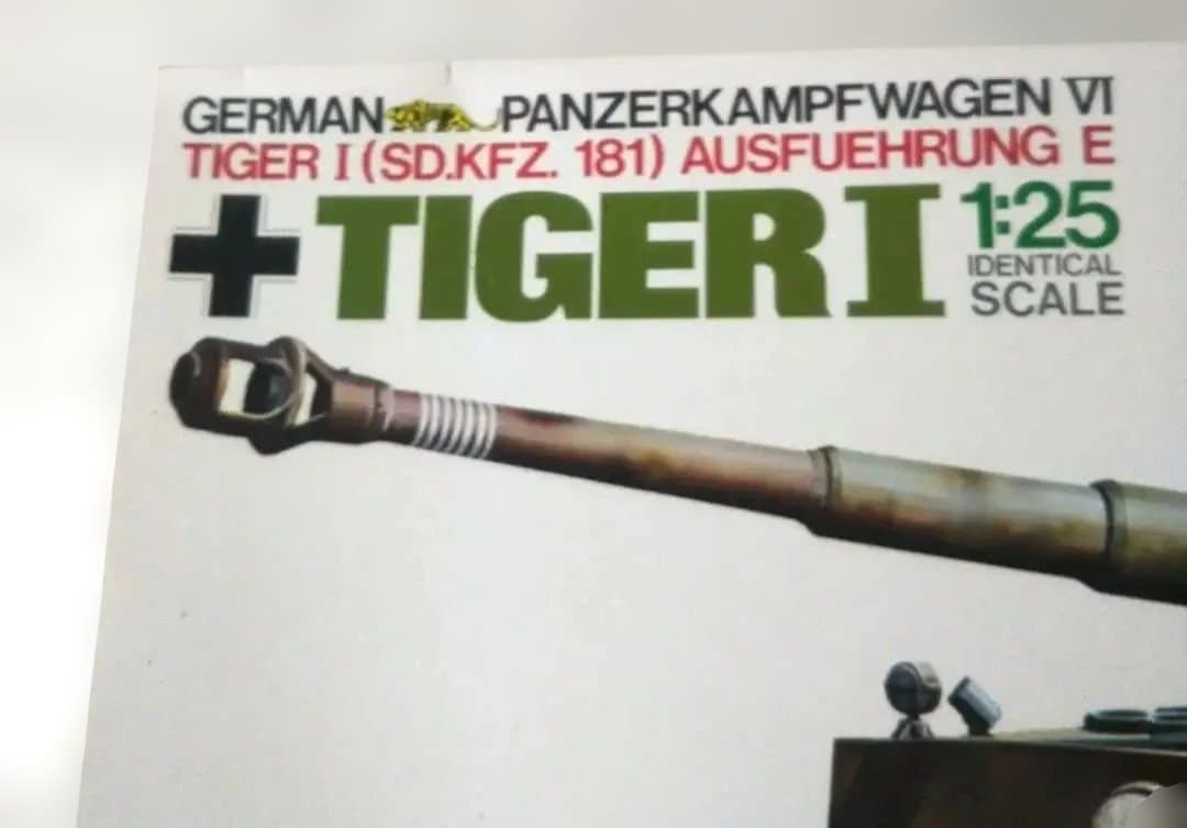 タミヤビックスケールドイツ陸軍重戦車 タイガーI型 1/25一部ランナー外れ有り