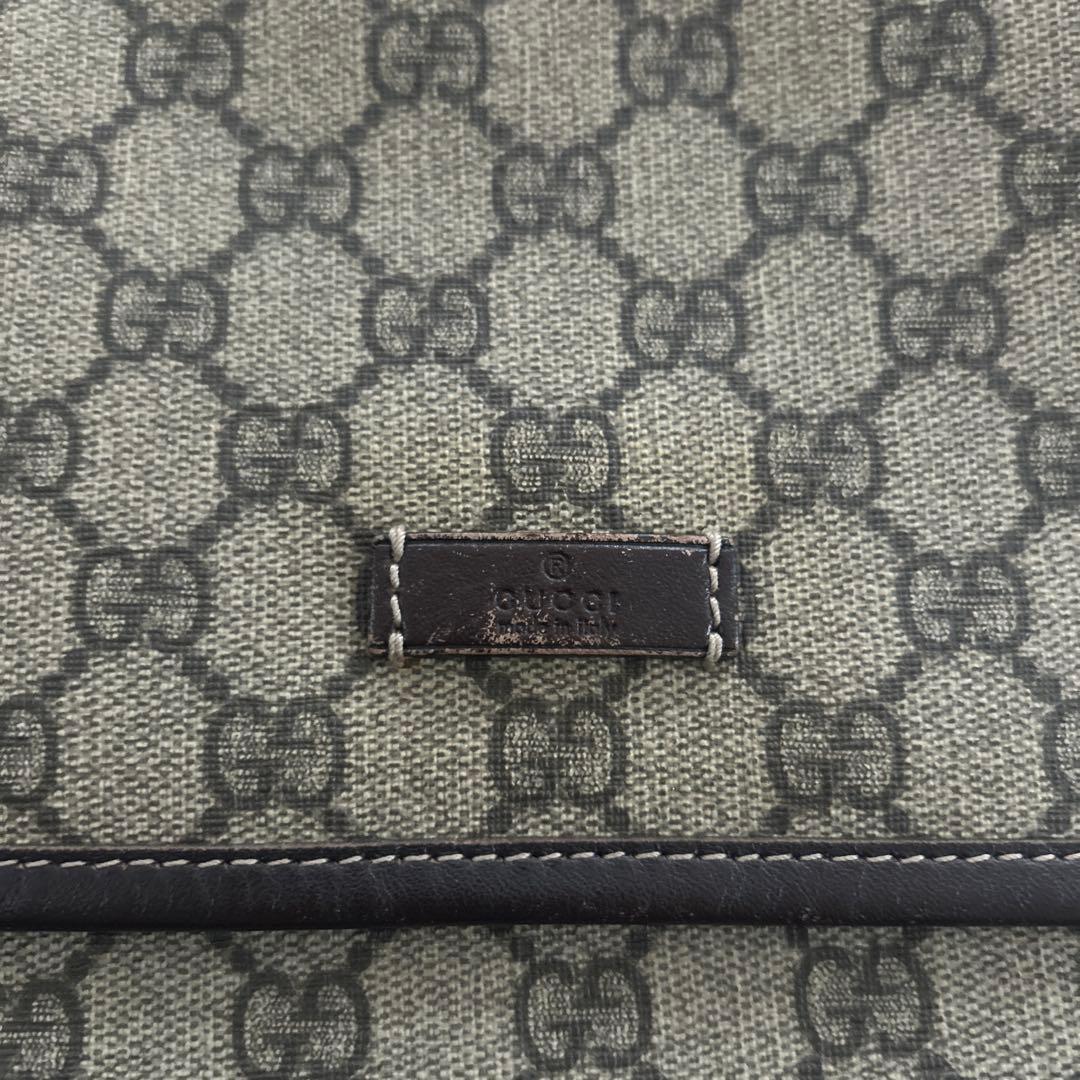 Gucci GGモノグラム ショルダーバッグ ブラウン