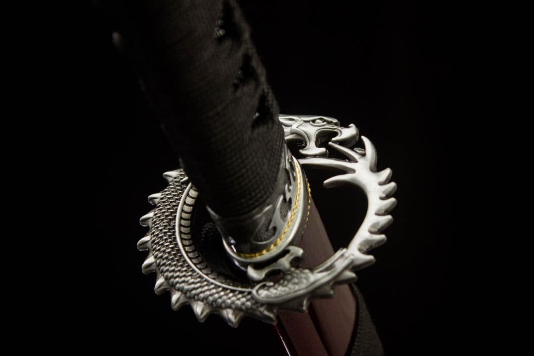 1047-武具 刀装具 日本刀　模造刀 居合刀 武士道 武蔵 鑑賞用 手鍛造打