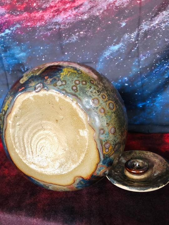 斑紋点天目壺』『斑紋点天目壺』石垣島港骨董店【宗陵】八重山