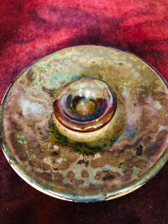 斑紋点天目壺』『斑紋点天目壺』石垣島港骨董店【宗陵】八重山