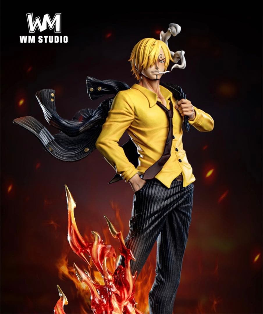 ワンピース 黒服 POP サンジ フィギュア ガレージキット