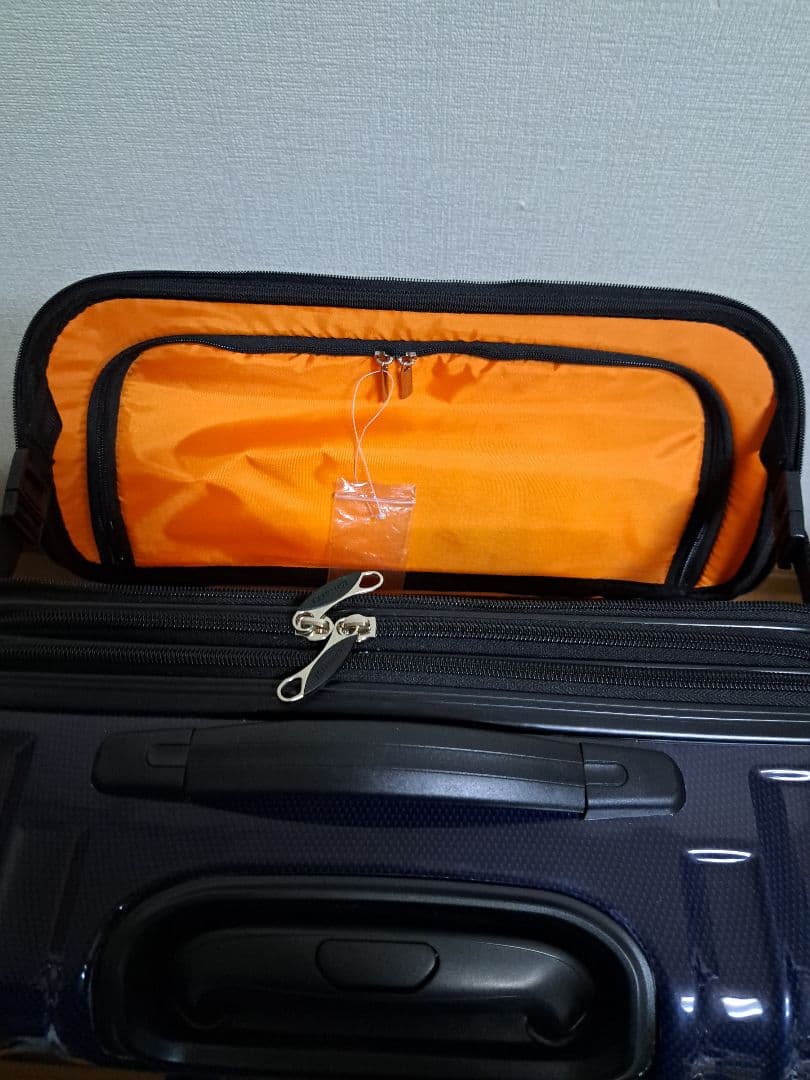 ネイビー ストライプ 中型キャリーケース [テラさん専用]