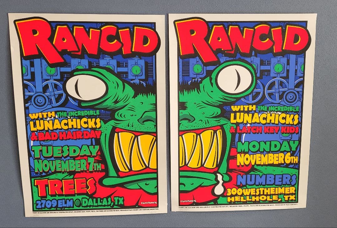 CHARLIE Rancid ライブポスター 2枚セット