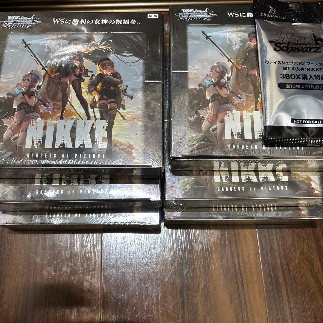 NIKKE:ヴァイスシュヴァルツ 未開封シュリンク付き6BOX 特典2パック