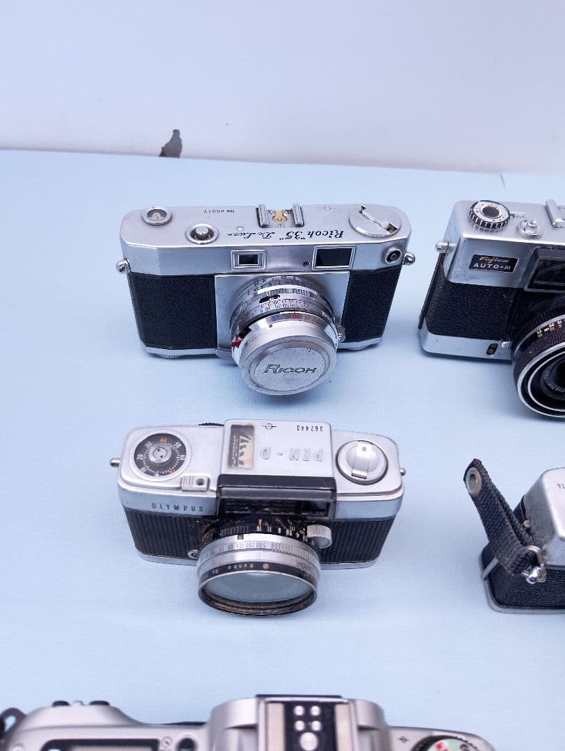 minolta SR505ィルムカメラなどまとめて9台 ジャンク品(よ4)