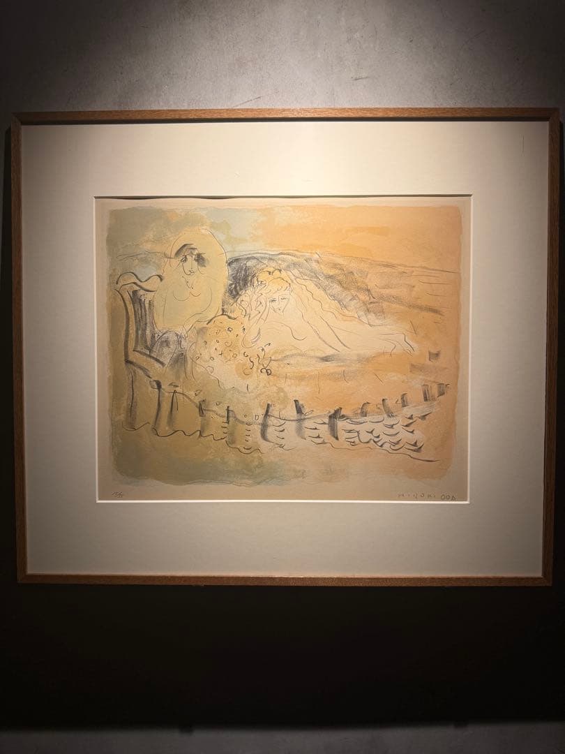 織田廣喜 lithograph 限定75