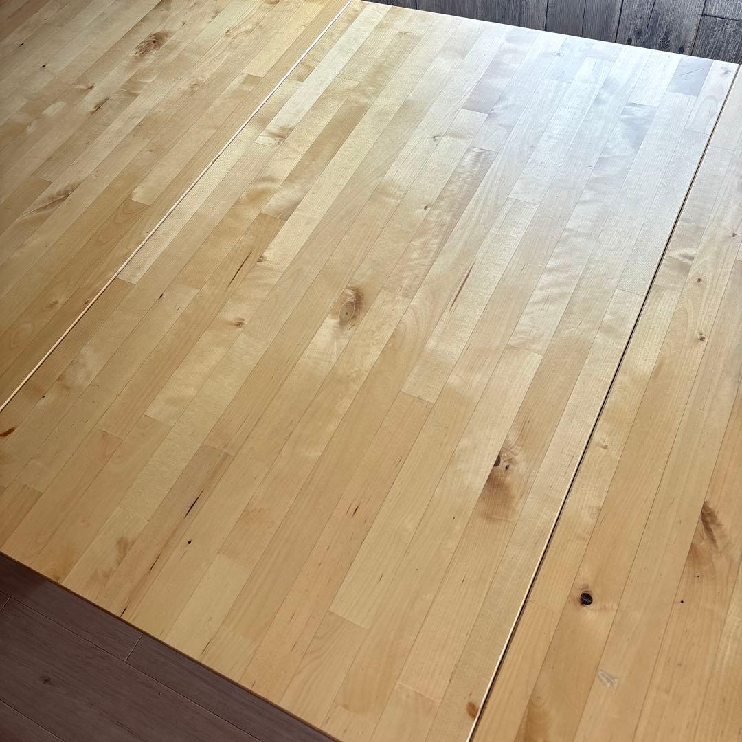 IKEA ノールデン無垢材伸縮ダイニングテーブル 【引取り可 大阪】