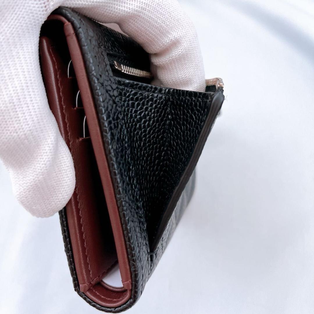 【くらら】新品 シャネル 三つ折り財布 クラシックスモールウォレット