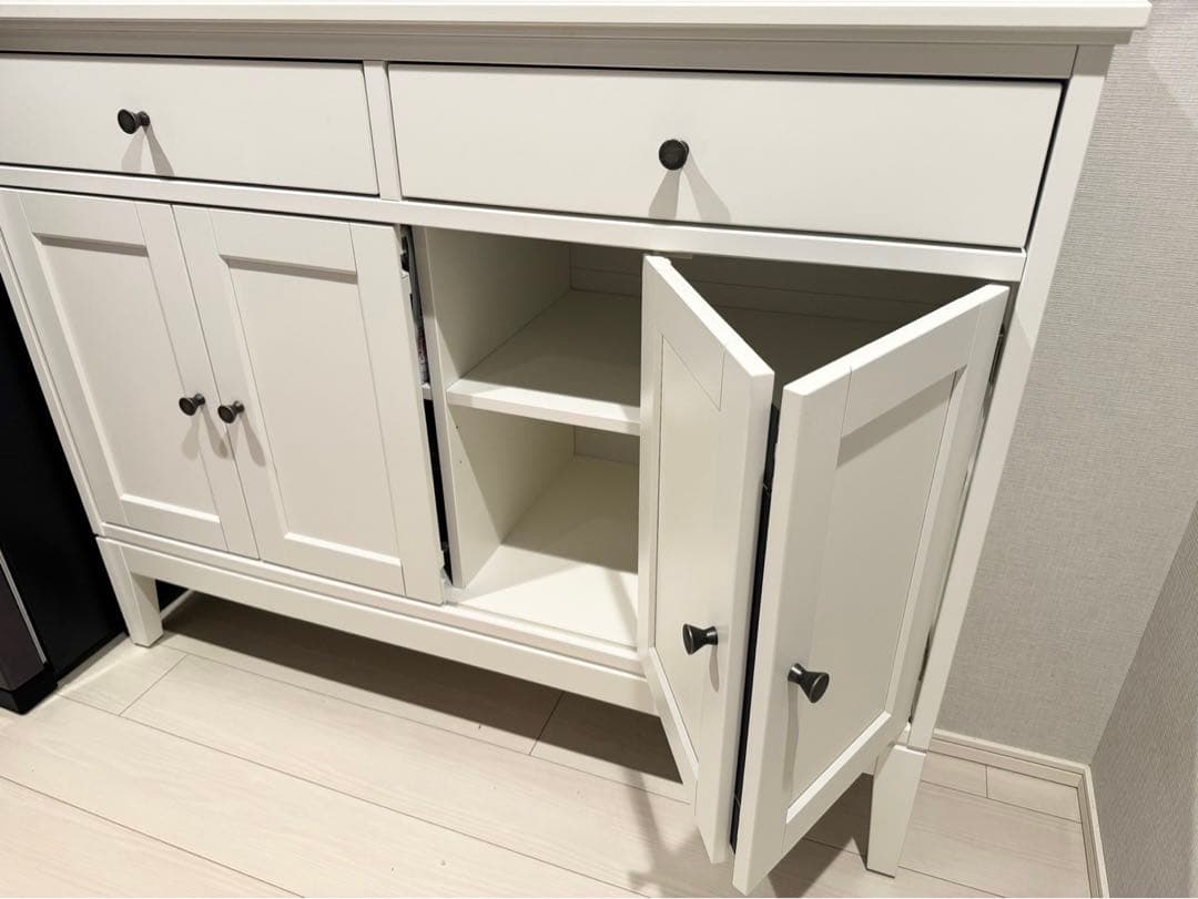 IKEA サイドボード 白 イダネス (送料込み) - メルカリ IKEA IDANAS