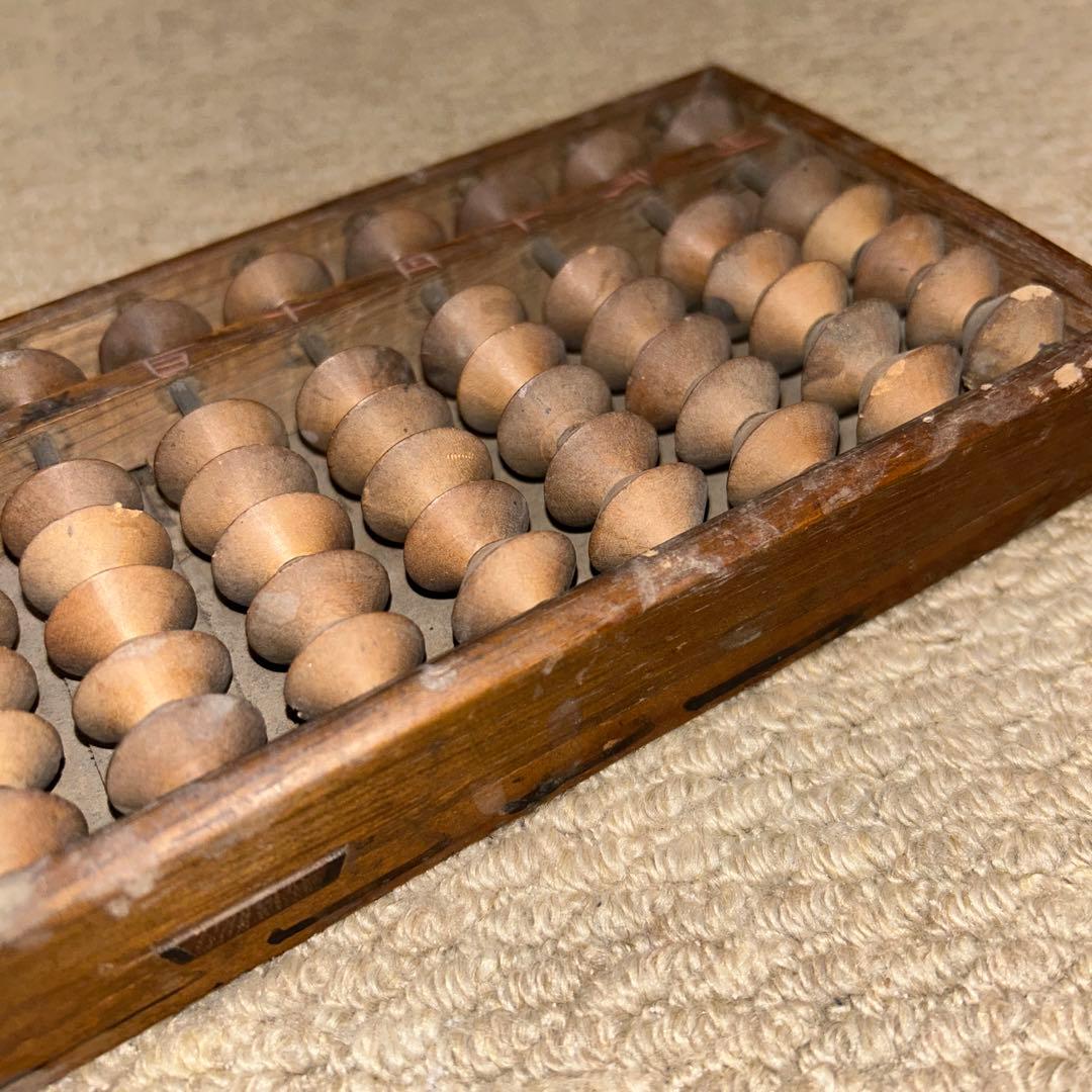 正真正銘レア 大正時代のそろばん