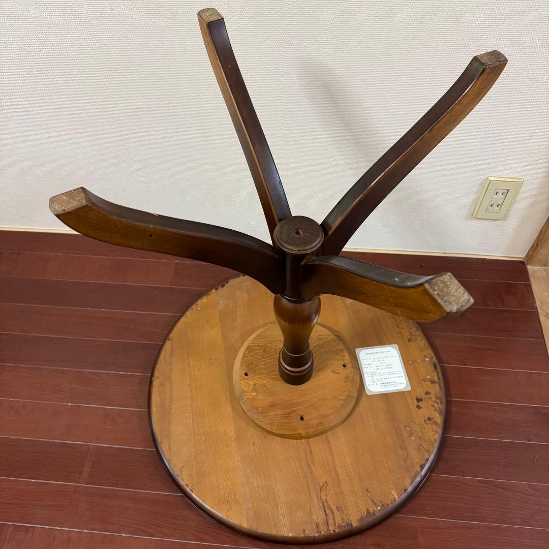 飛騨産業　キツツキ　コーヒーテーブル　円卓　ラウンドテーブル