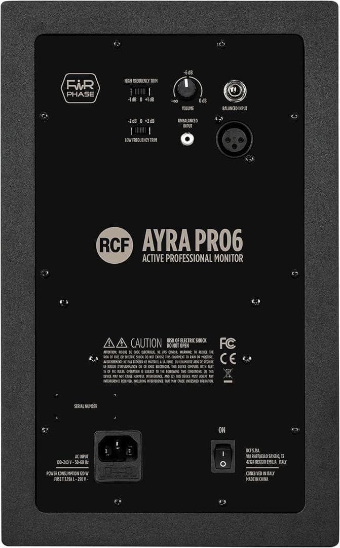 【極美品】RCF プロフェッショナルモニタースピーカー AYRA PRO6