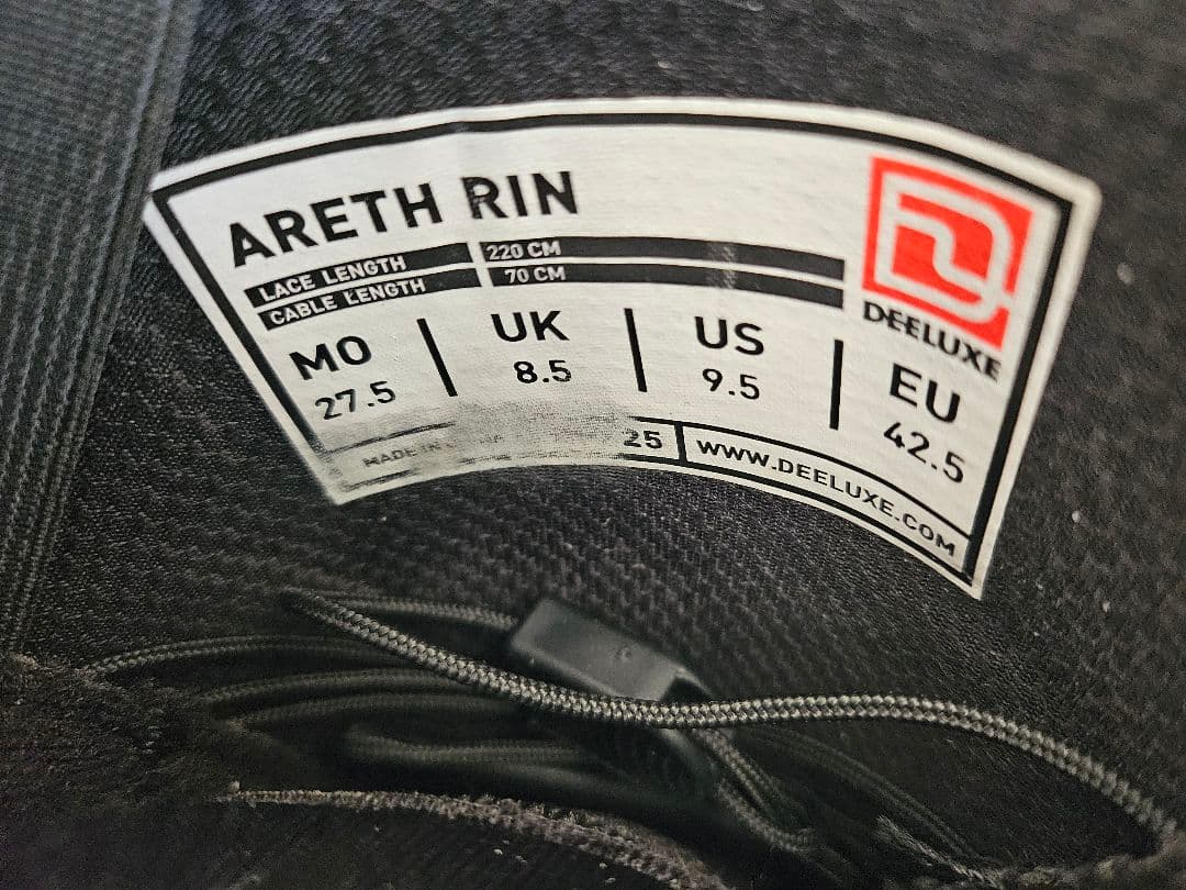 24-25モデル deeluxe areth rin ctf　５回使用