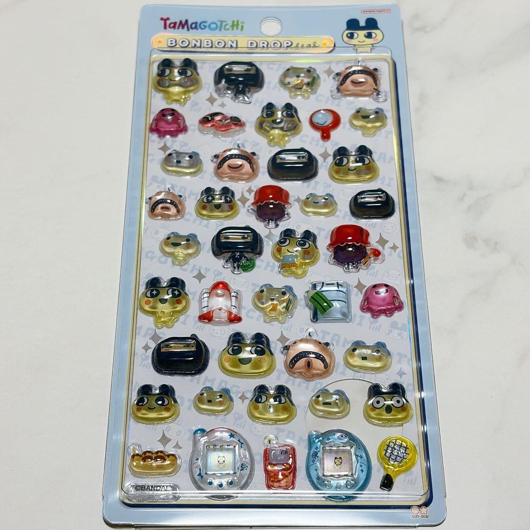 【正規品】たまごっちボンボンドロップ　キラキラシール2 たまごっち12枚セット