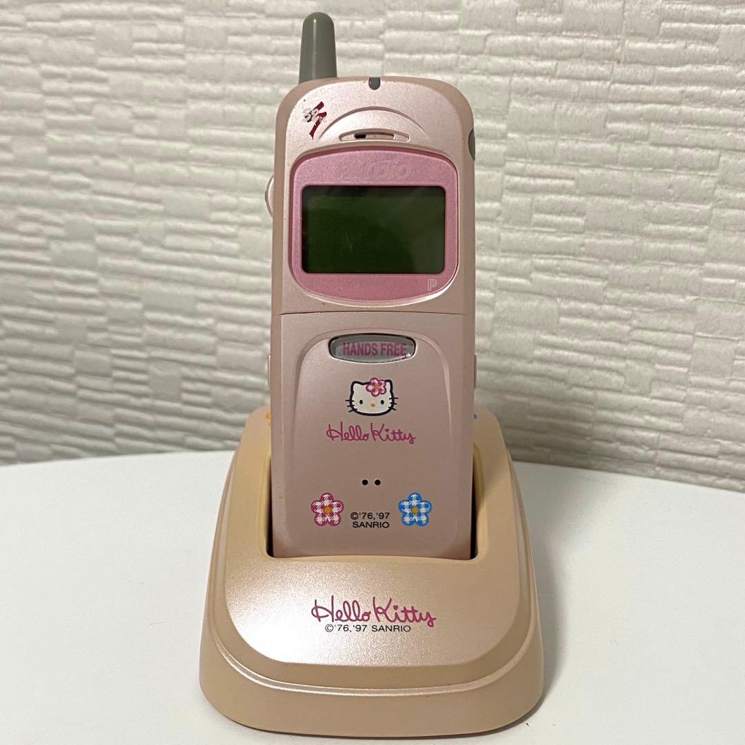 hello kitty】キティちゃん♡PHS♡ピンク レア - メルカリ