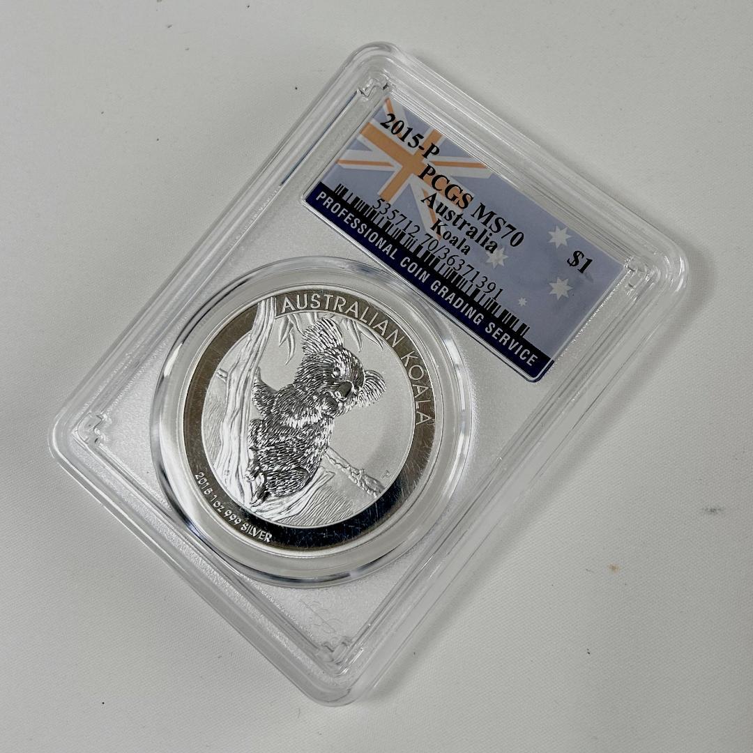 2015年 オーストラリア コアラコイン PCGS MS70 S1$