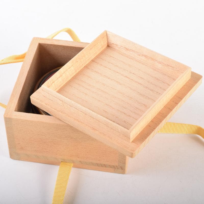 茶道具　日本工芸会正会員　小椋榮一作　独楽香合　共布共箱　V　7026