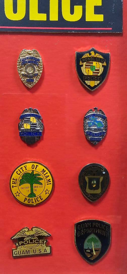 【値段交渉可】アメリカ警察バッジコレクション 24個