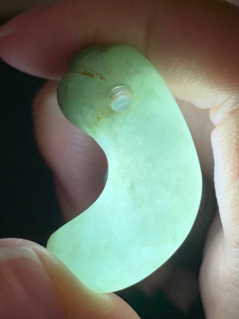 古墳期 出土 ろうかん糸魚川翡翠勾玉 縄文 弥生 石器 大珠 根付 土器 化石