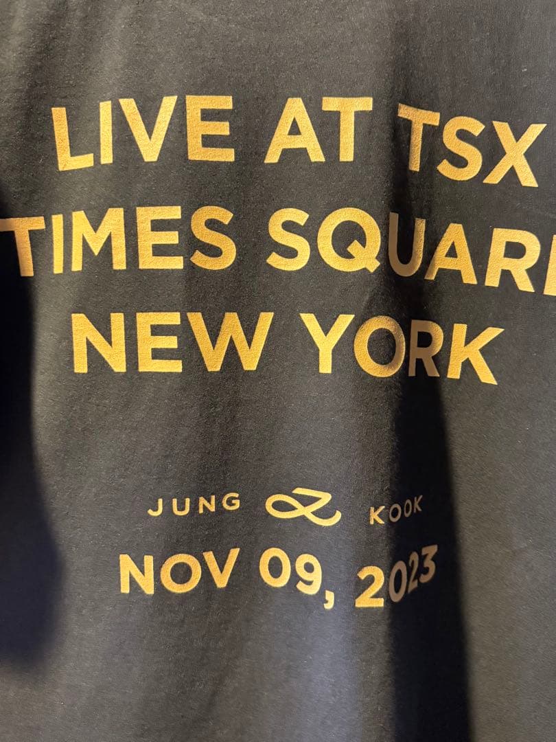 BTSジョングク/jungkook NYタイムズスクエアゲリラ公演記念　Tシャツ