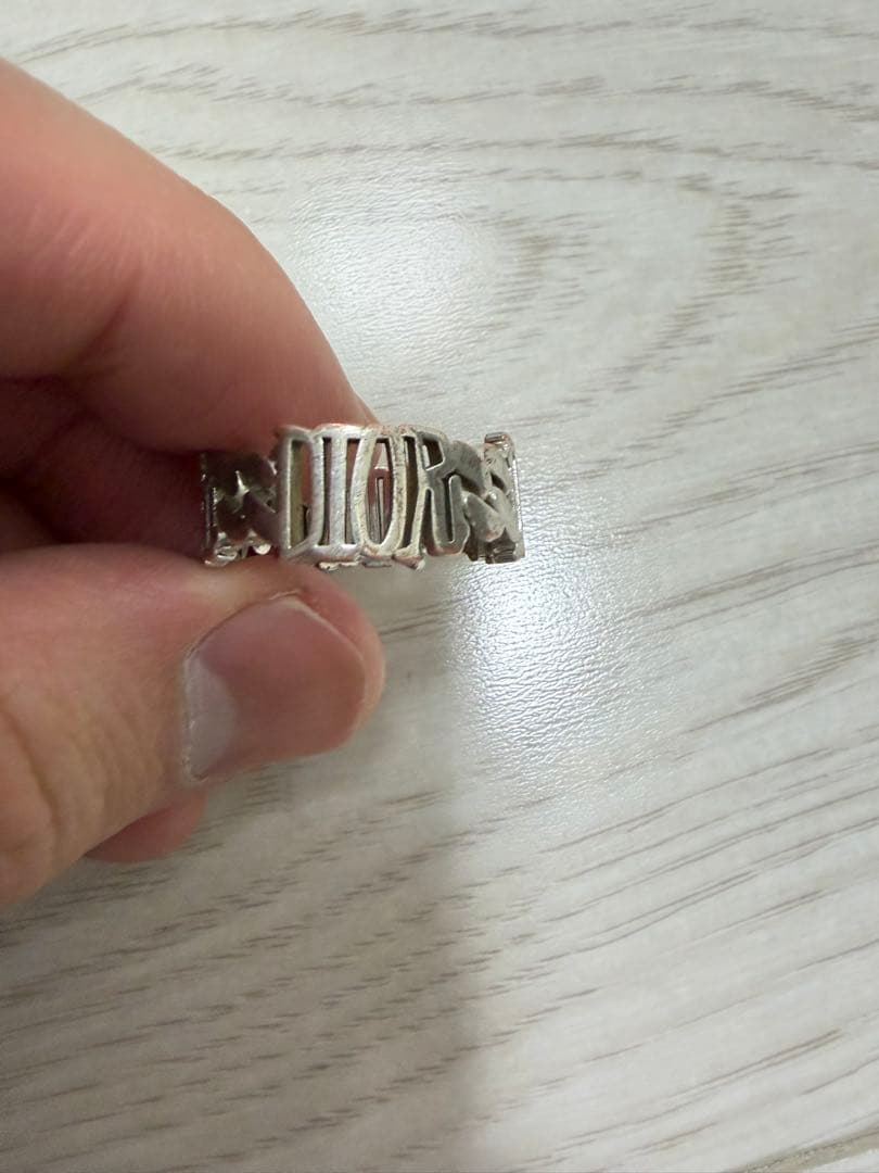 最終値下げ　Dior 2020 ステューシーコラボ シルバーリング サイズM