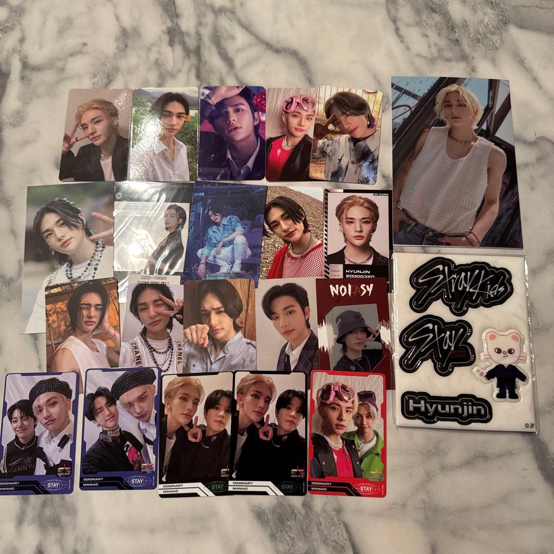 スキズ ヒョンジン 公式トレカセット straykids - メルカリ