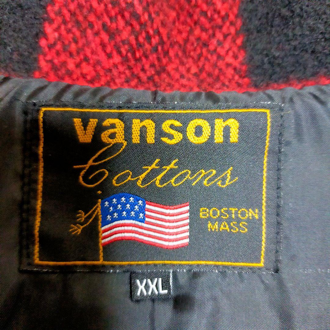 Vanson Leathers チェック柄ジャケット