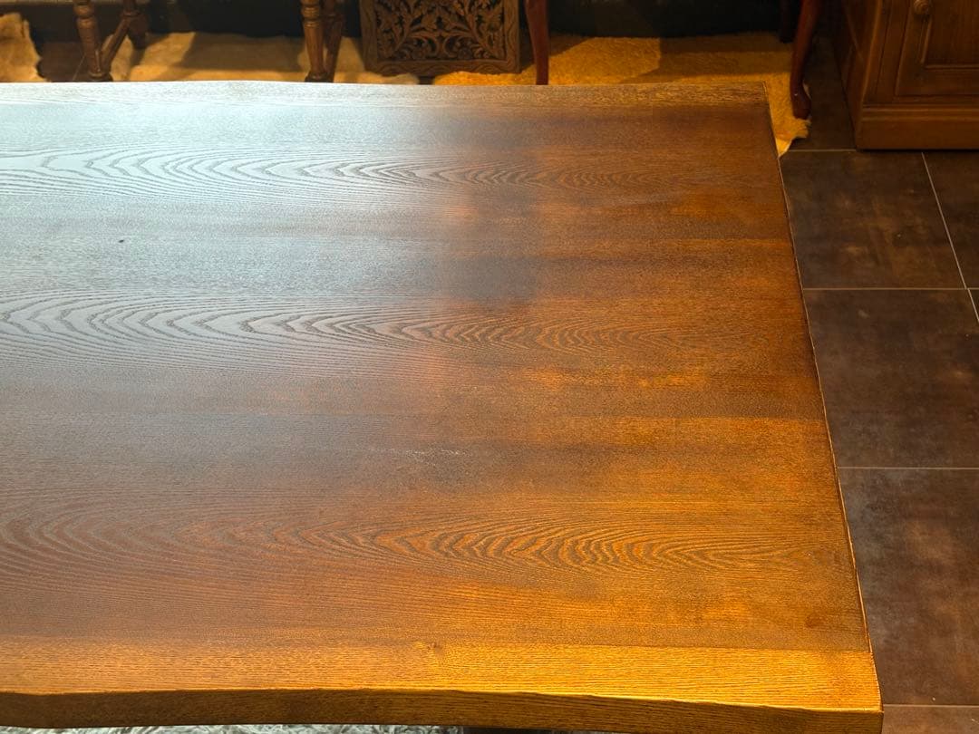 希少　アンティーク　ヴィンテージ　無垢材　木製テーブル　ウッドテーブル　NZ