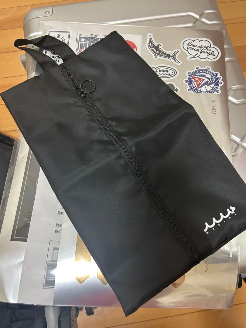 ムータマリン スーツケース アルミニウム60L トラベルポーチ8点セット