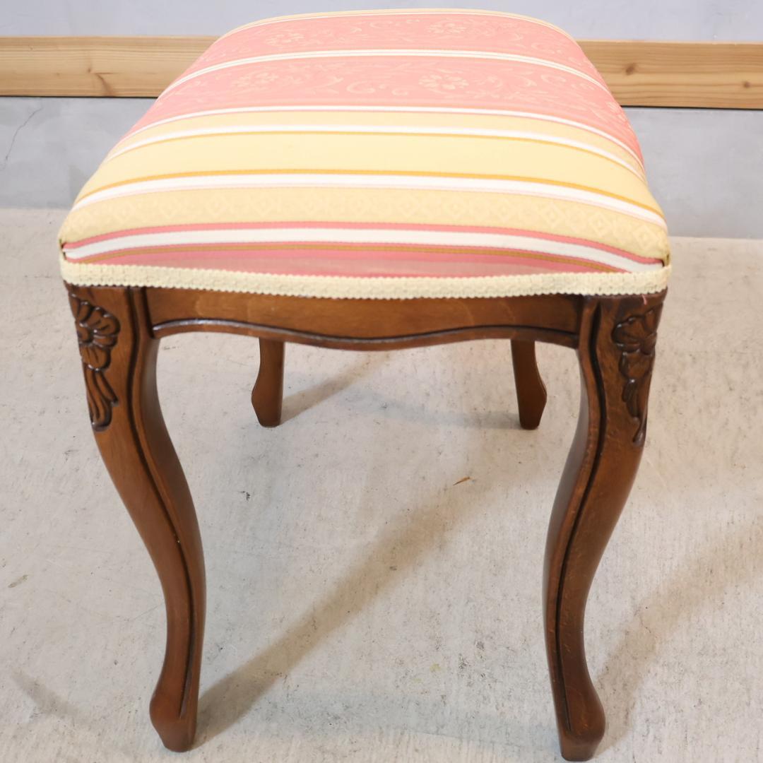 アンティーク調 スツール ヨーロピアンクラシック ロココ調 オットマン 足置き