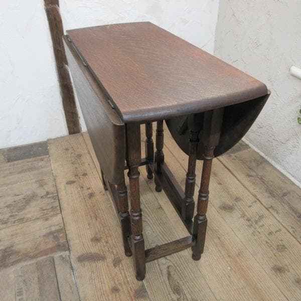 イギリス アンティーク 家具 ゲートレッグテーブル ダイニング 英国 6069e