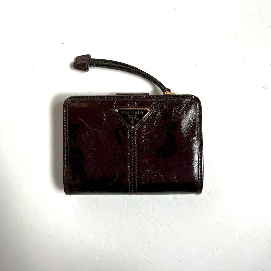 現行・極上美品✨】RFID掲載 プラダ ソフトルックスレザー 二つ折り