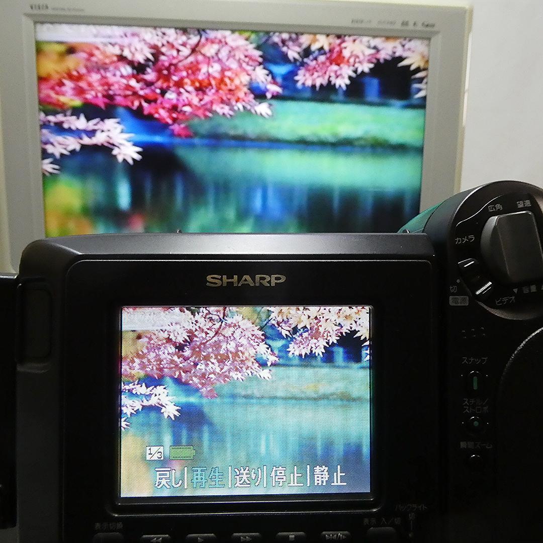 動作良好　シャープVideoHi8 VL-HL15 8ミリビデオカメラDVD化に