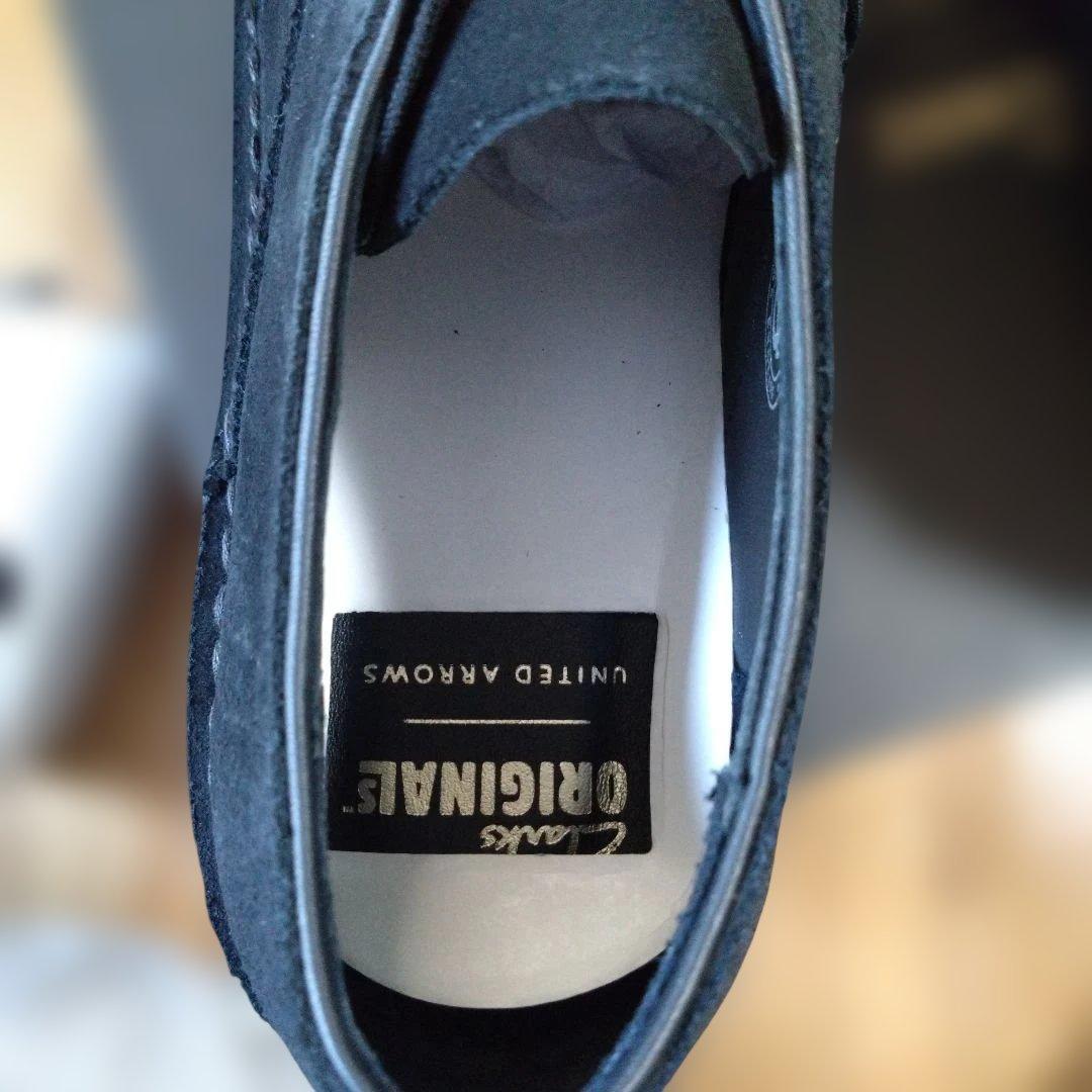 新品ユナイテッドアローズ別注 クラークスオリジナルス デザートカーン ブラック