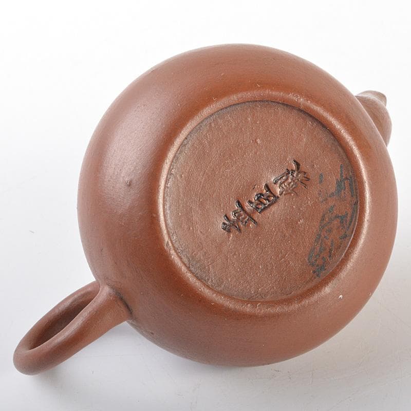 中国 孟臣製 紫砂 朱泥 急須 茶壷 V R7392