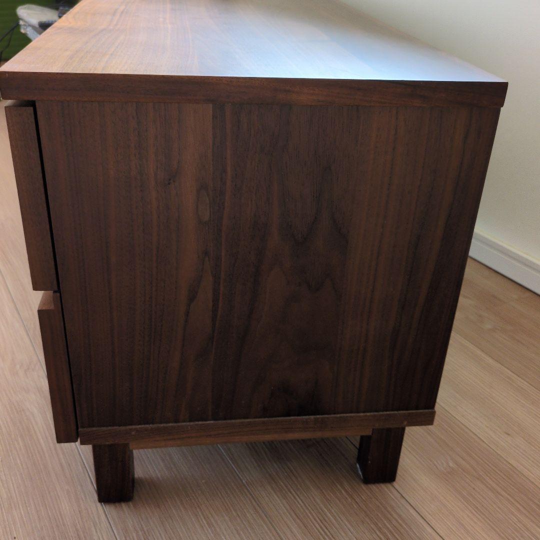 無印良品 木製AVラック テレビボード テレビ台 ウォールナット材 幅