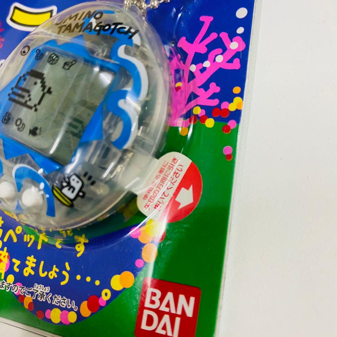 BANDAI 海で発見　たまごっち 透明ブルー 1996年