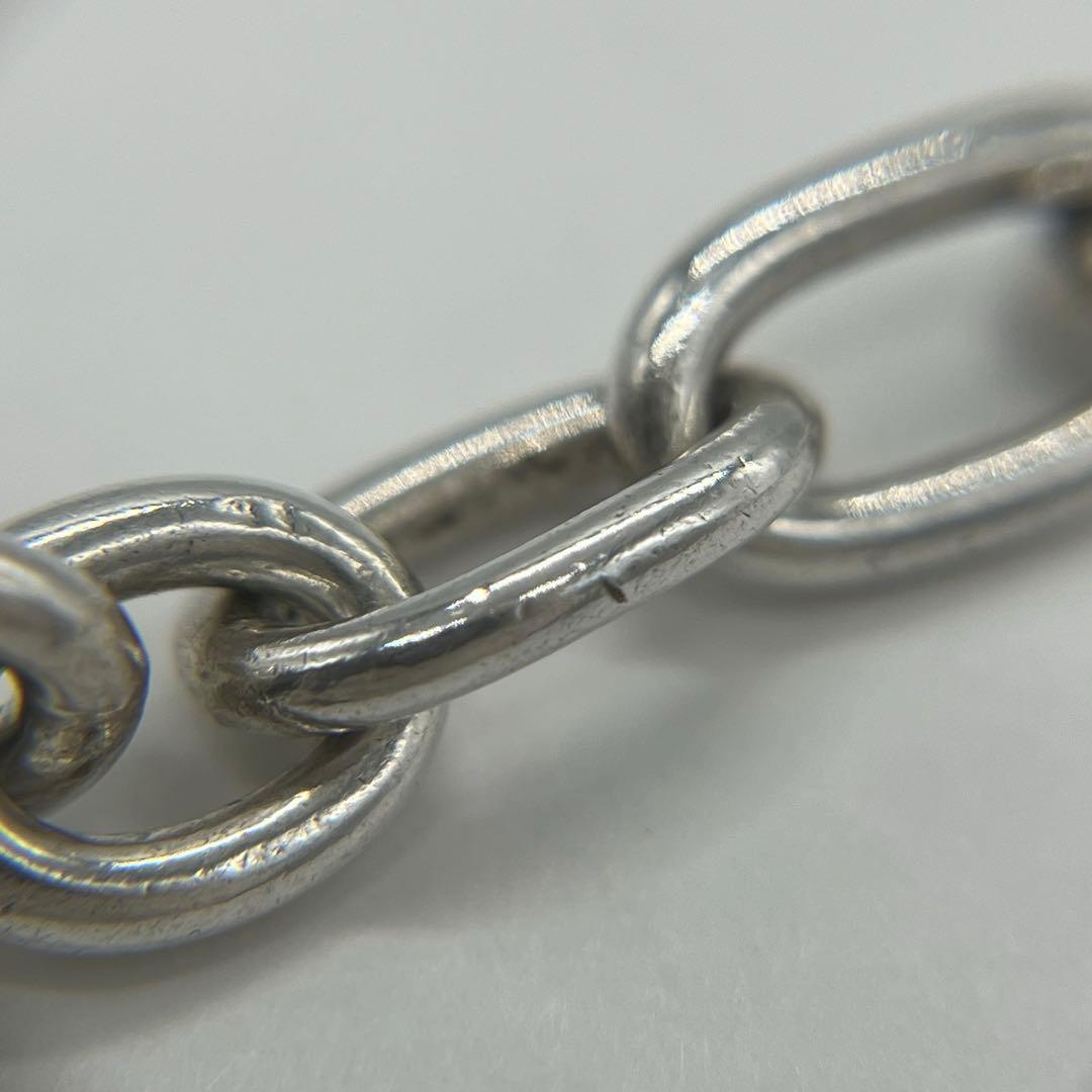 グッチ GUCCI オーバルリンクチェーンブレスレット ホースビット メキシコ製