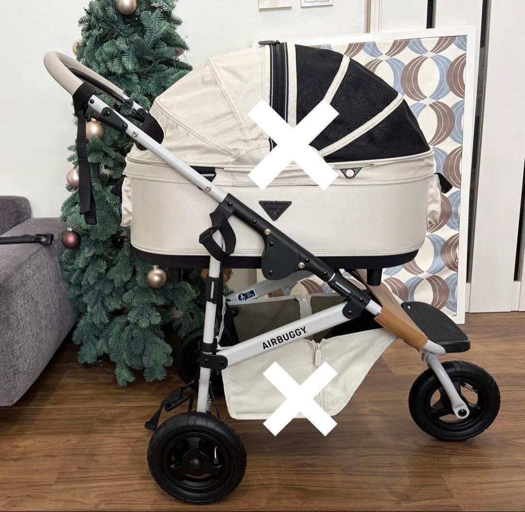 希少 カラーオーツ未使用に近い エアバギー 最新フレームホワイト