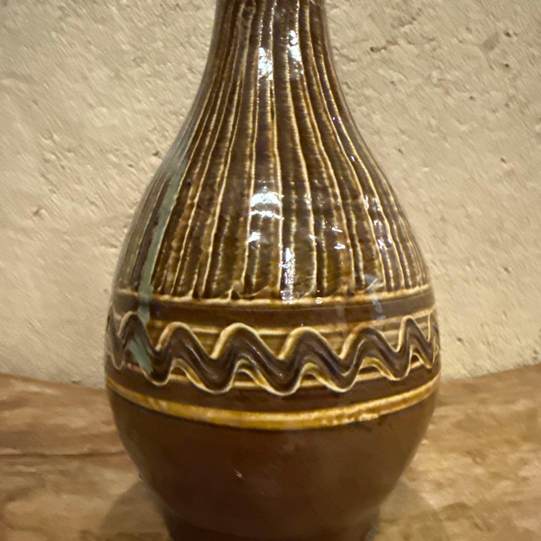 高さ25cm 小鹿田焼 花器 花瓶 民藝 バーナードリーチ - メルカリ