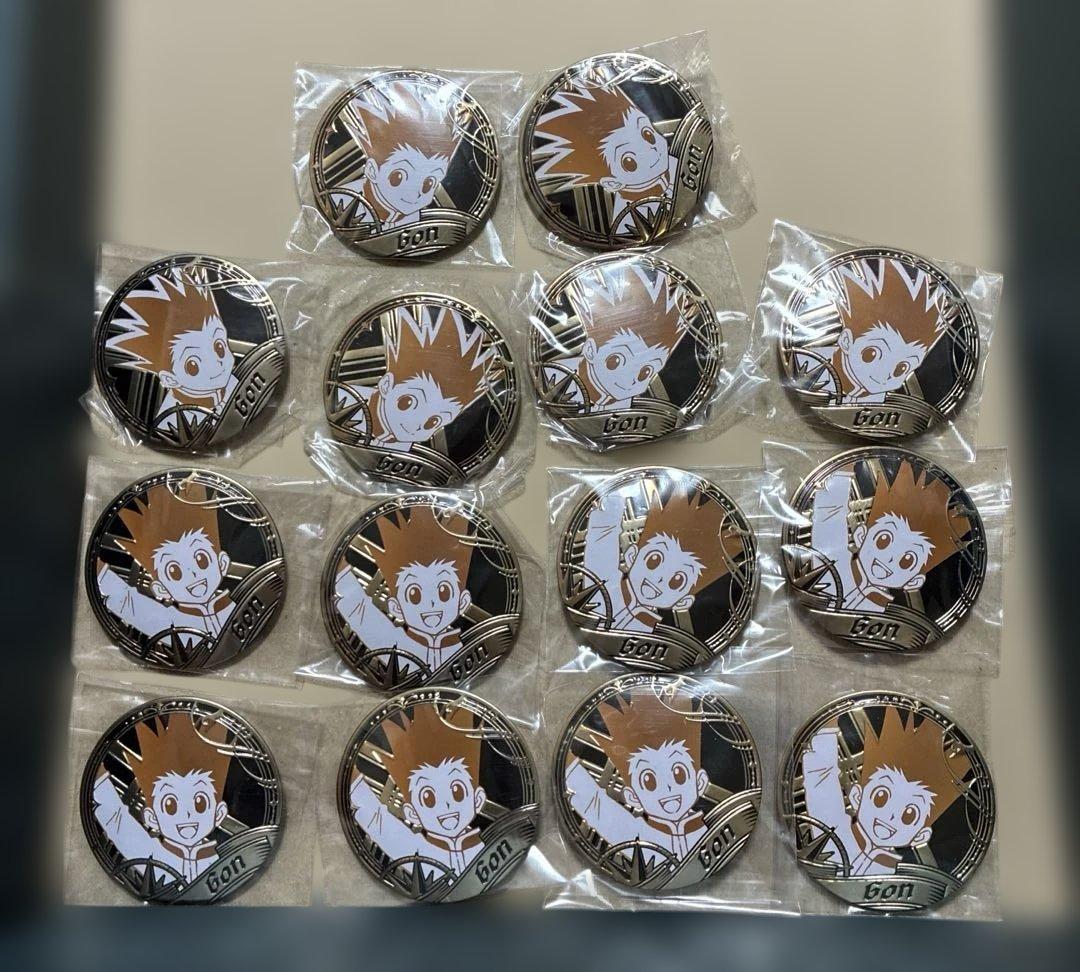 HUNTER×HUNTER 彫金シリーズ ゴン 中国限定 缶バッジ セット