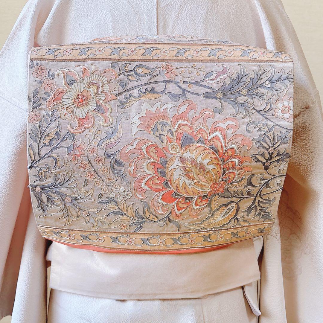 美品 訪問着 フルセット 裄65 スワトウ 卒業式 入学式 M L 袋帯 - メルカリ