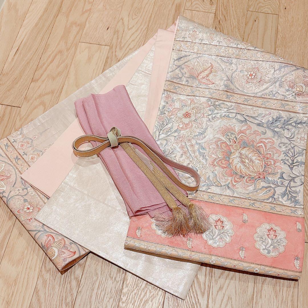 美品 訪問着 フルセット 裄65 スワトウ 卒業式 入学式 M L 袋帯 - メルカリ