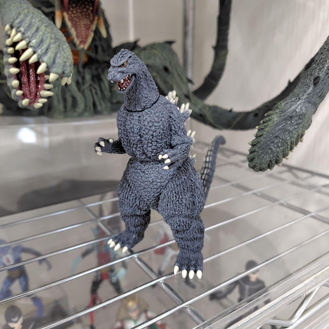 【組み立て済２体】東宝怪獣コレクション　ゴジラ ＆ ビオランテ