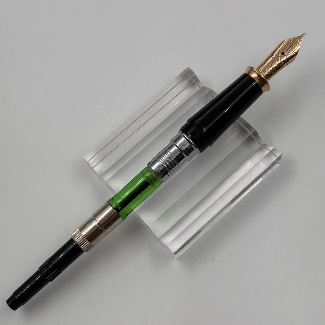 CROSS クロス タウンゼント 万年筆 グリーン 14Kペン先 細字F CROSS