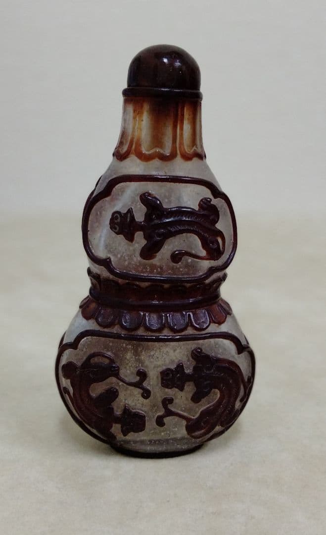 最終お値引きです】美品 珍品 古美術品 鼻煙壺 骨董品 ガラス 中国