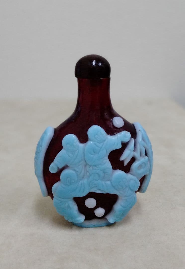 最終お値引きです】美品 珍品 古美術品 鼻煙壺 骨董品 ガラス 中国