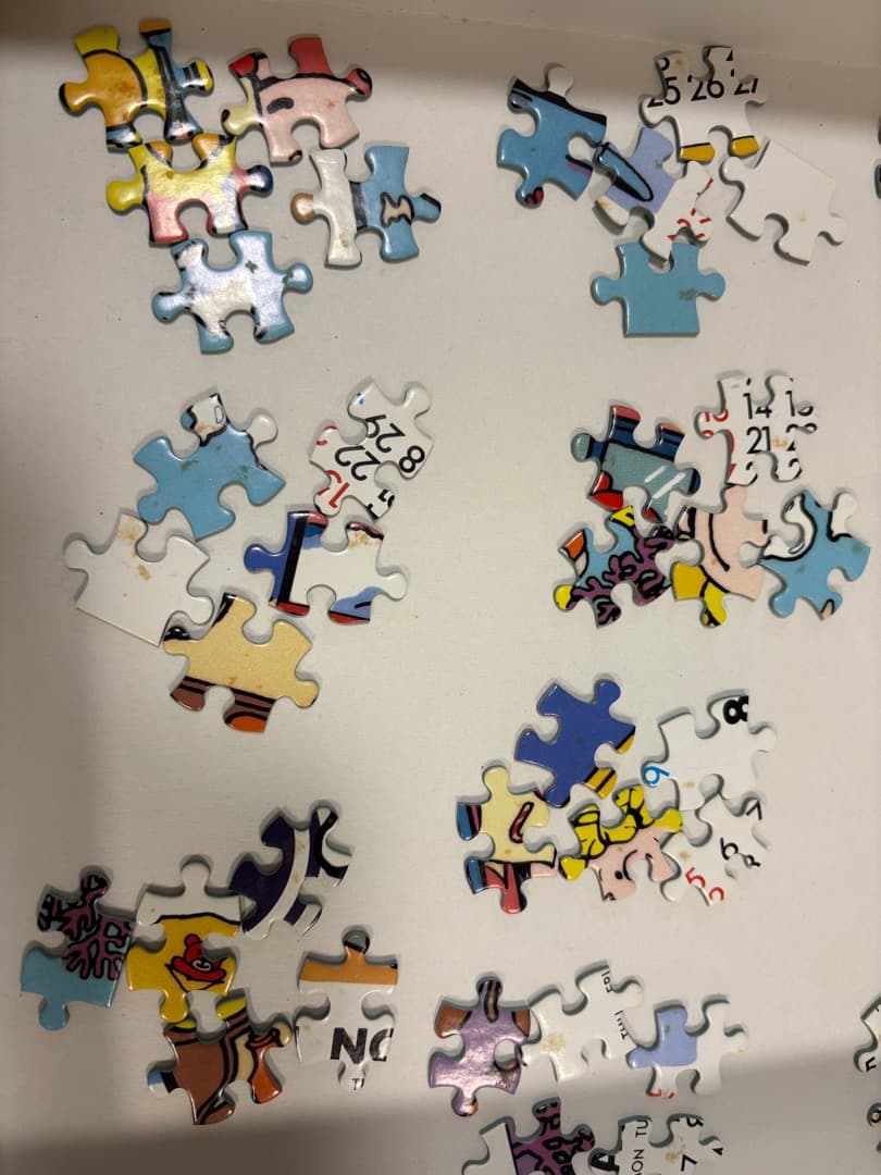 中古品】スヌーピーカレンダージグソーパズル 1989年版 1000ピース